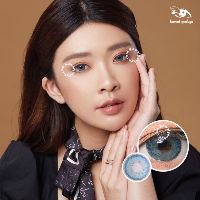 KawaiGankyu Softlens -  Princess Morocco Blue (1botol)