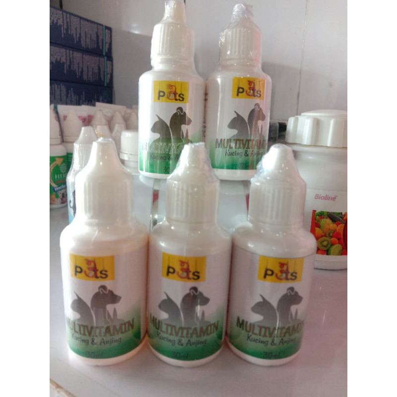 3pets Multivitamin 30 ml Vitamin Kucing &amp; Anjing 30ml