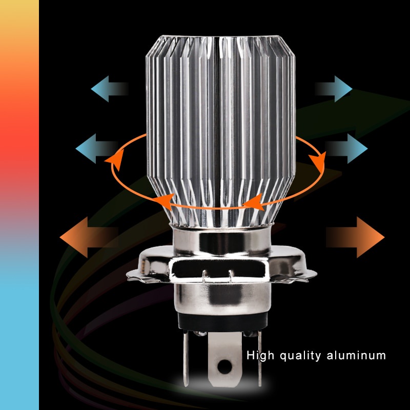 Urbanroad Lampu Motor H4 Headlight LED Hs1 6W 6500K 1 PCS