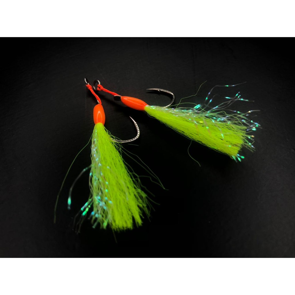 Assist Single Micro Jig GID Dragon Hook Series