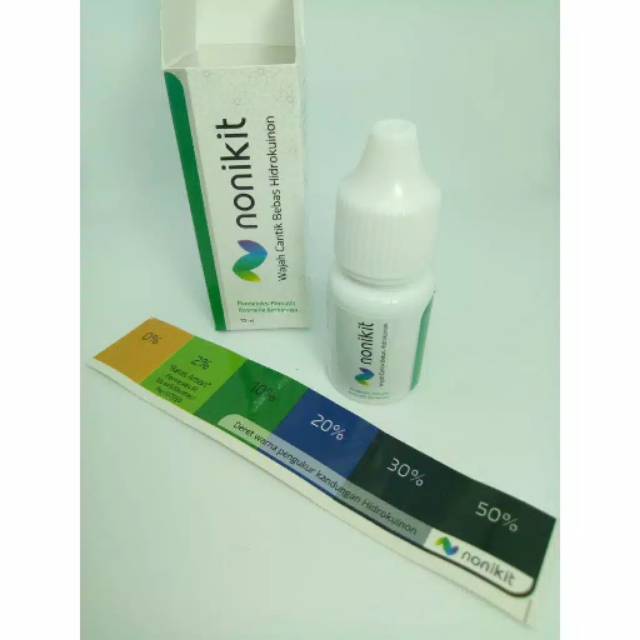 NONIKIT Alat pendeteksi Hydroquinon zat kosmetik berbahaya