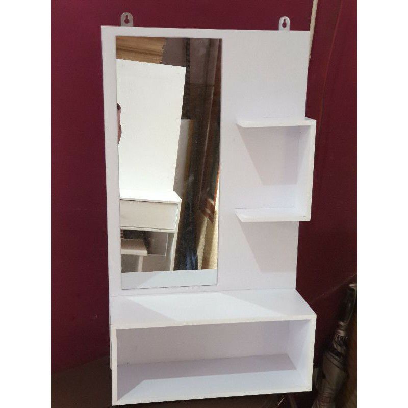 kaca rias / kaca make up / kaca meja kayu