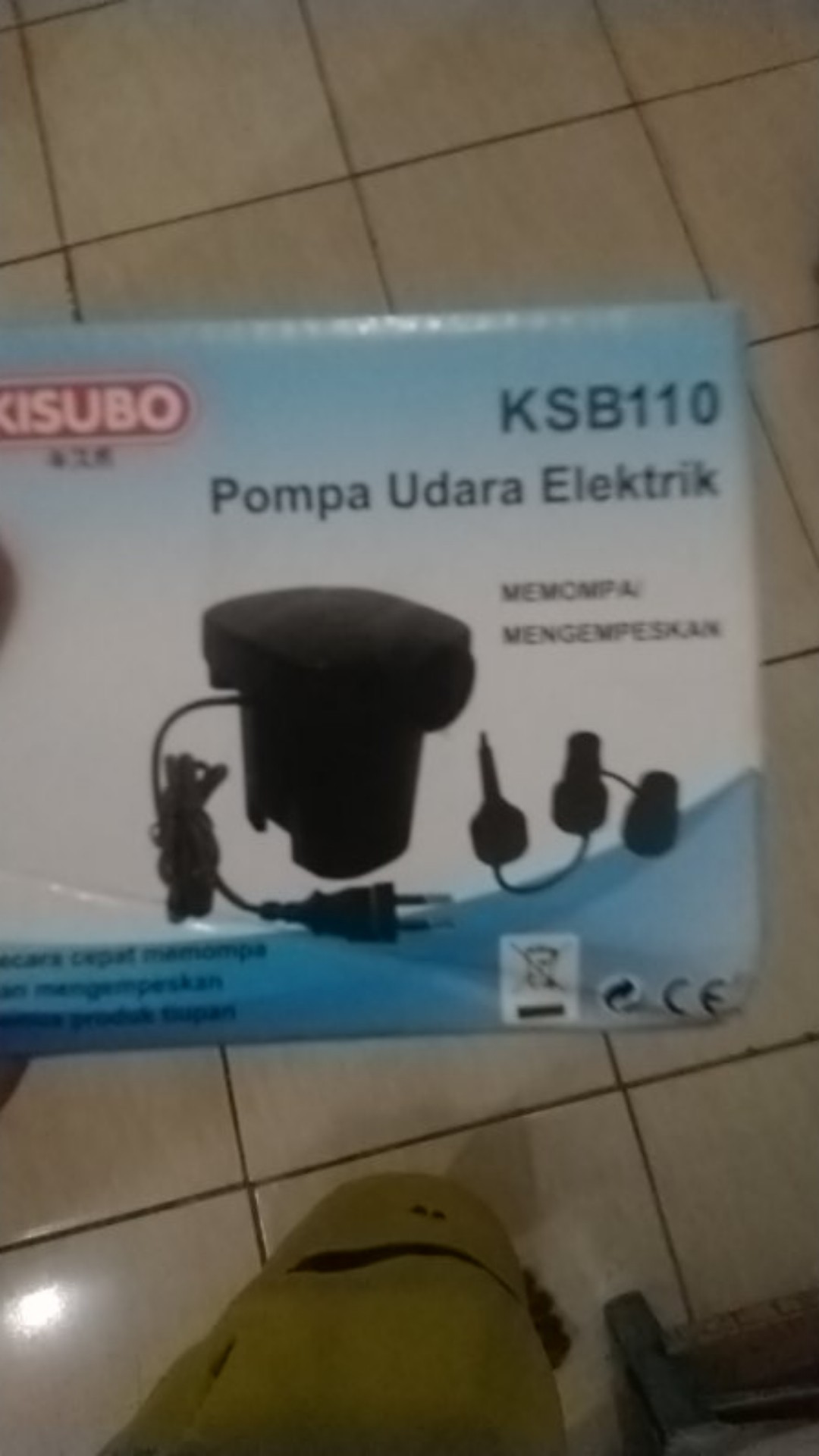 Zm - Pompa Elektrik Kisubo 2in1 - Pompa Listik Kolam Renang