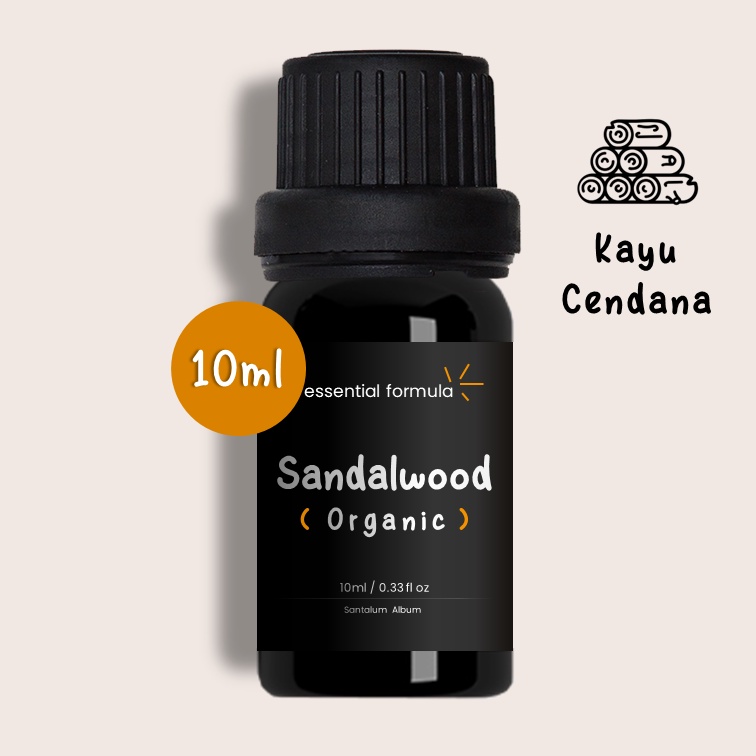 10ml Organic Sandalwood Essential Oil Kayu Cendana Murni 100%