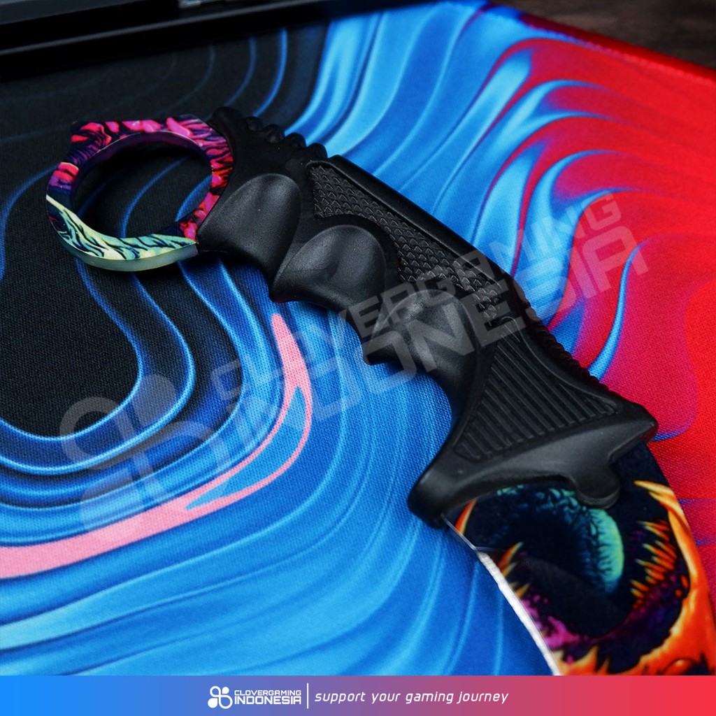 Premium Karambit Knife Hyperbeast || CSGO Counter Strike Knive Case Pisau