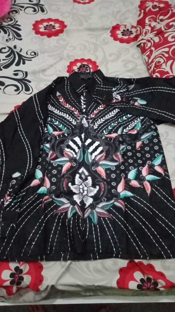 ( Ada Keluarga ) Batik Couple Prasasti Sogan Gembul Halus 2575