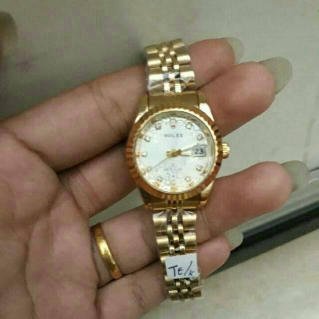 JAM TANGA ROLEX TGL ON KW SUPER WANITA