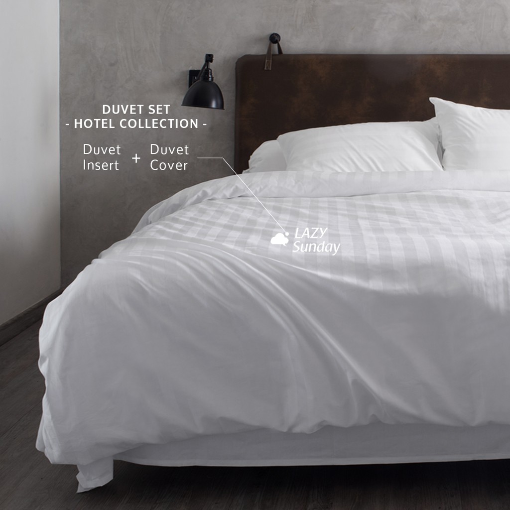 PAKET Duvet Insert / Quilt Insert + Duvet Cover / Quilt Cover LAZY Sunday - Hotel Collection