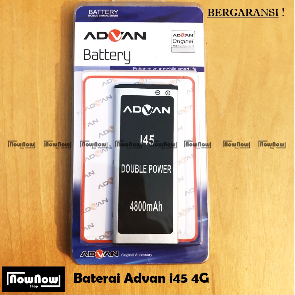 Baterai Advan I45 4G LTE Original Double Power Batre Batrai Battery HP