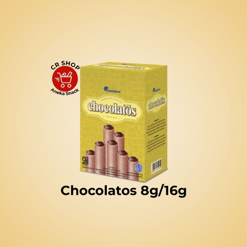 

PROMO!!! Gery Chocolatos wafer roll coklat @7gr (1box=24pcs)