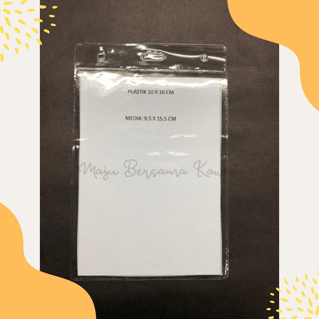 

Plastik Cover ID Card / Plastik Kartu Panitia / Plastik Name Tag Ukuran 10 x 16 Potrait (1 Pack)
