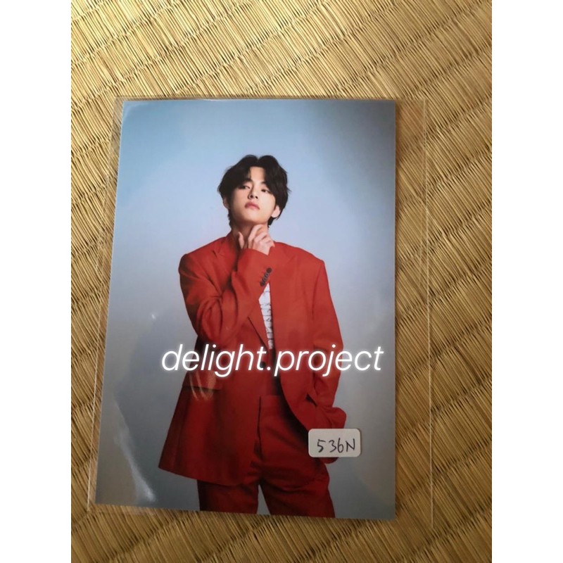 [READY] Bromide Postcard HMV taehyung V Tae Benefit POB Pre order benefit DICON JAPAN JEPANG
