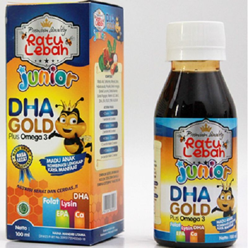 

Madu Anak Ratu Lebah Junior DHA Gold 150gr