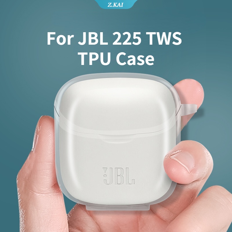 Soft Case TPU Transparan Cover Proteksi Earphone Bluetooth Wireless JBL Tune 225 Tws / 220