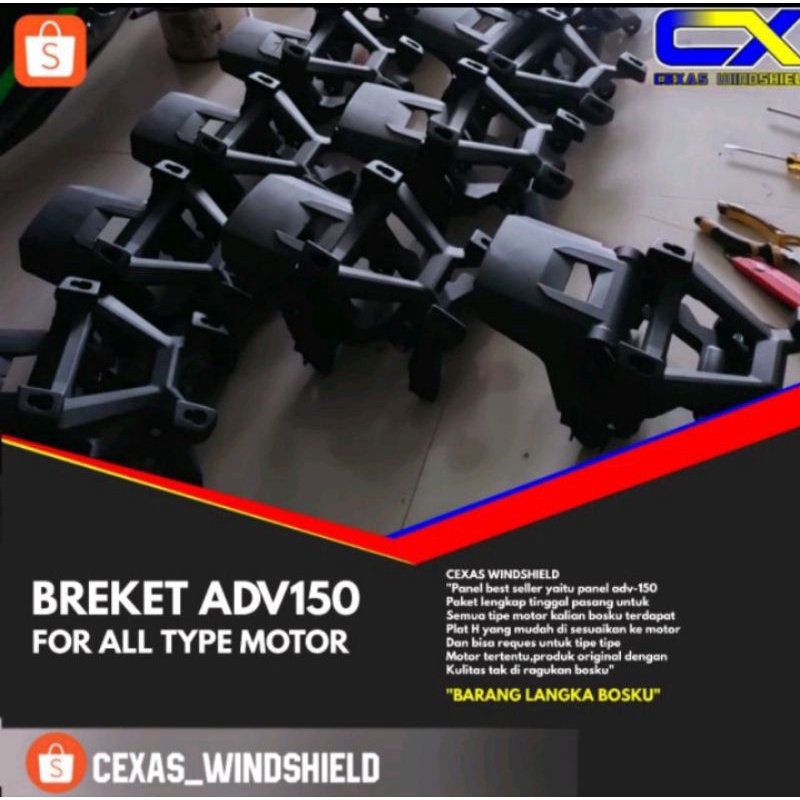 Breket Visor Adv pnp all matic