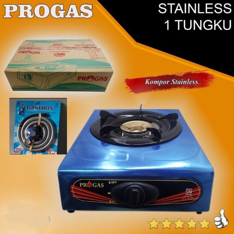 kompor progas 1 TUNGKU + Free selang gas paket  Winn Gas