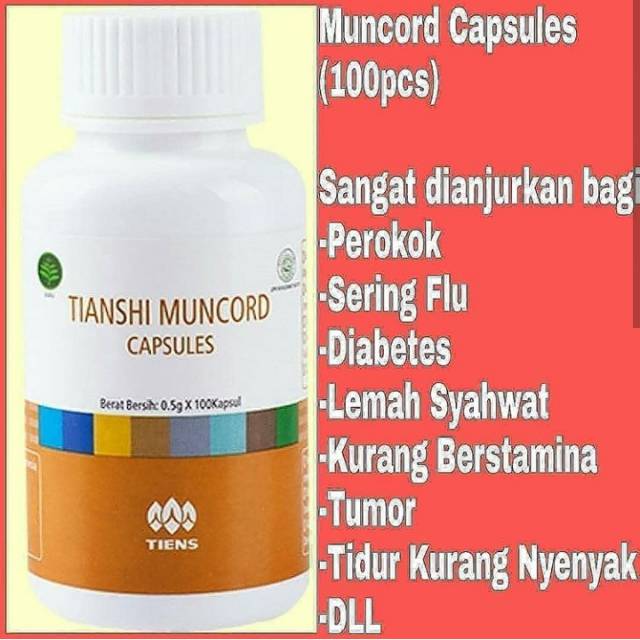 Tianshi Muncord Capsules Shopee Indonesia