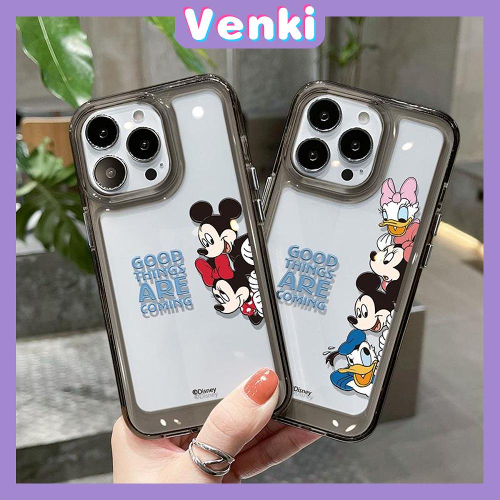 iPhone Case HD Acrylic High Quality Hard Case Clear Case Metal Button Protection Camera Shockproof Cartoon Cute Compatible For iPhone 14 Pro Max 14 Plus 13 Pro Max 12 11 XR 7Plus