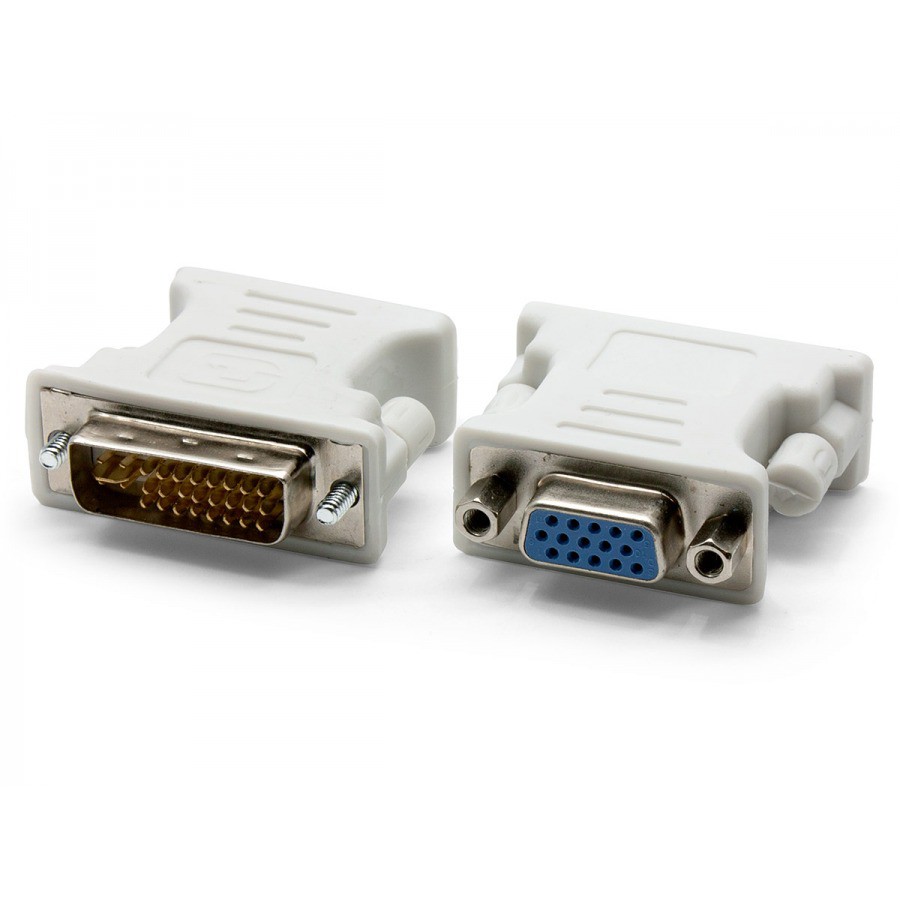 konverter converter Conector Conektor Konector Port Female VGA To Port male DVI 24 - 5 Pin Murah