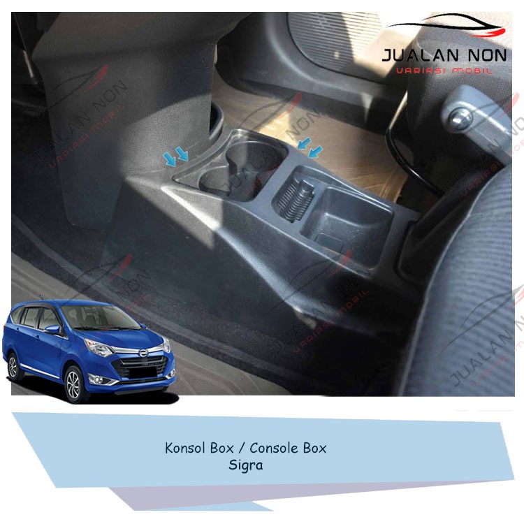 Konsol Box Console Box Hitam Mobil Sigra