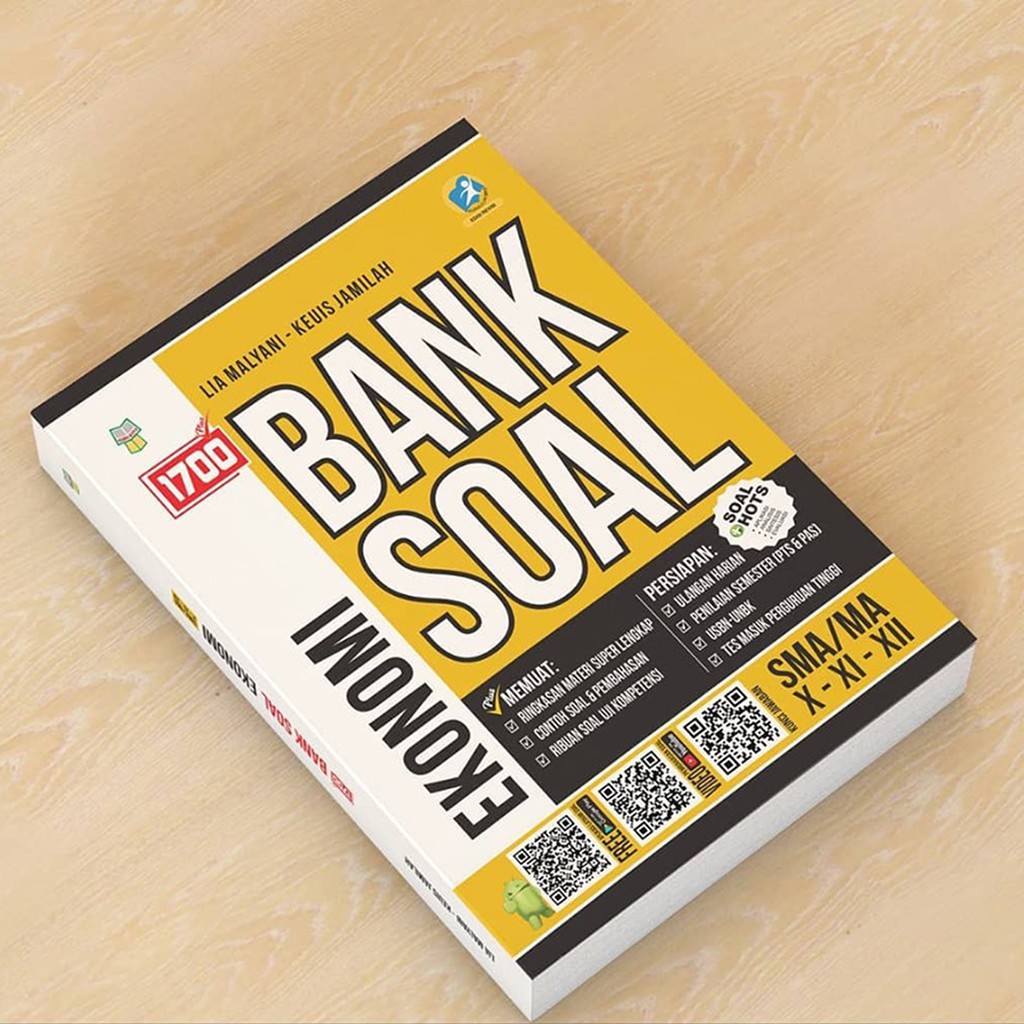 Buku 1700 Plus Bank Soal Ekonomi SMA Kurikulum 2013 Revisi