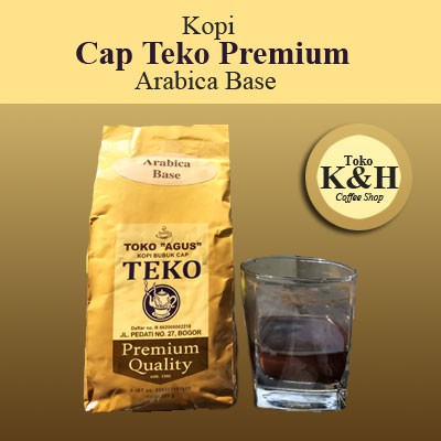 

kopi cap teko varian arabica kemasan premium 250gr khas bogor