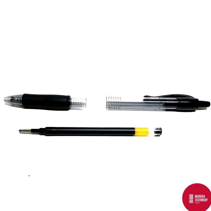 

(ISI 12)Bolpen/Bolpoint/Pulpen Cetekan/Click Pilot G-2/G2 F 0.7 HTM/BR Terlaris