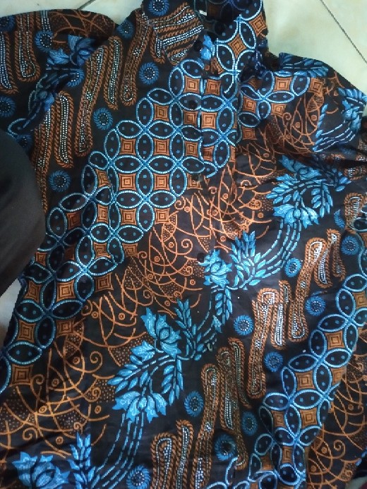 Bswart Batik Hrb026 Kenongo Hem Panjang Kawong Pekalongan M L Xl Batik Pria Murah Modern Alkhalis