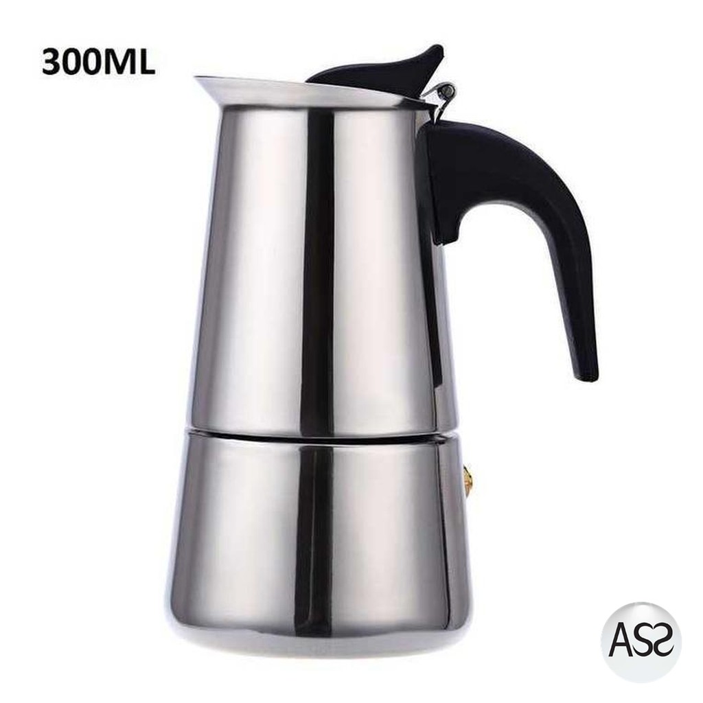 ASS Shop - OneTwoCups Espresso Coffee Maker Moka Pot Teko 300ml 6 Cup - Z20