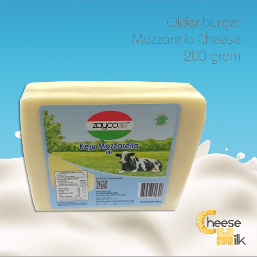 

HARGA MURAH Zayco Oldenburger Mozzarella Cheese 200 gram