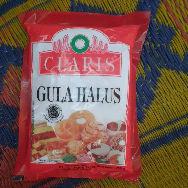 

CLARIS Gula halus 250g