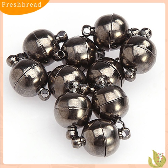 [Fresh] 10 Set 6mm / 8mm Kalung Bulat Magnetik All Match DIY