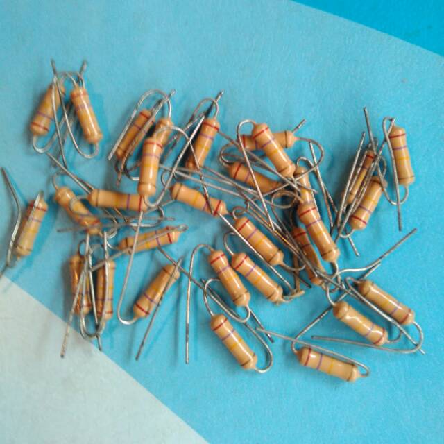 Resistor 2w 5% 0,22ohm, 0,47ohm, 0,5ohm, 1ohm, 1,5ohm, 1,8ohm, 3,3ohm, 3,9ohm
