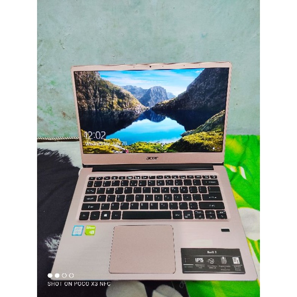 laptop acer swift 3 sf314 54G i3 mx150 ram 12gb ssd 256gb seken second bekas