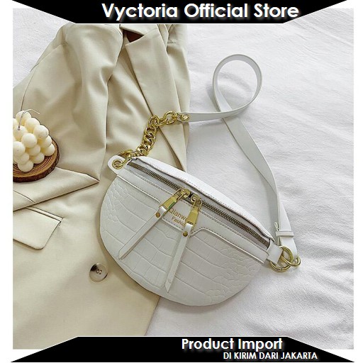 (COD) Vyctoria VOS5266 Tas Pinggang Wanita Waistbag Fashion Import Grosir Promo EL5266 5266