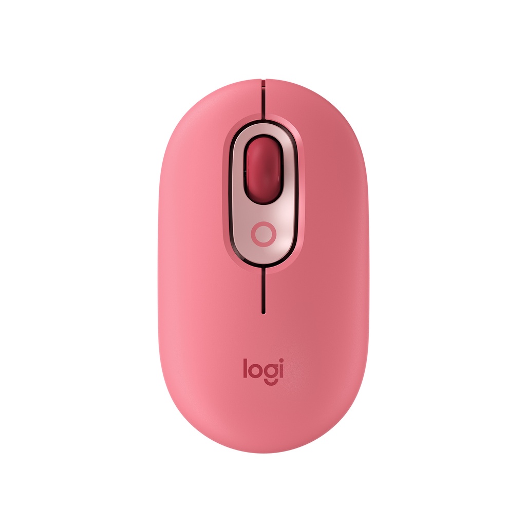 Logitech POP Mouse Wireless Bluetooth- Silent Touch with Emoji Key