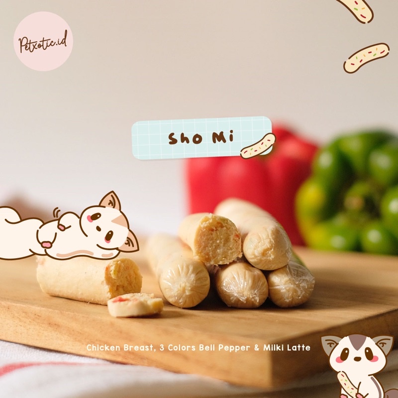 

Frozen Sho-Mi, Frozen Shosis Mini Paprika, Frozen Food untuk Sugar Glider & Pets
