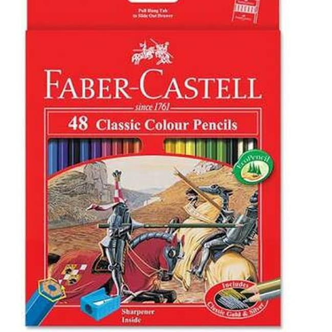 

Lebih Kekinian Faber-Castell classic color pencil 12 -48clr