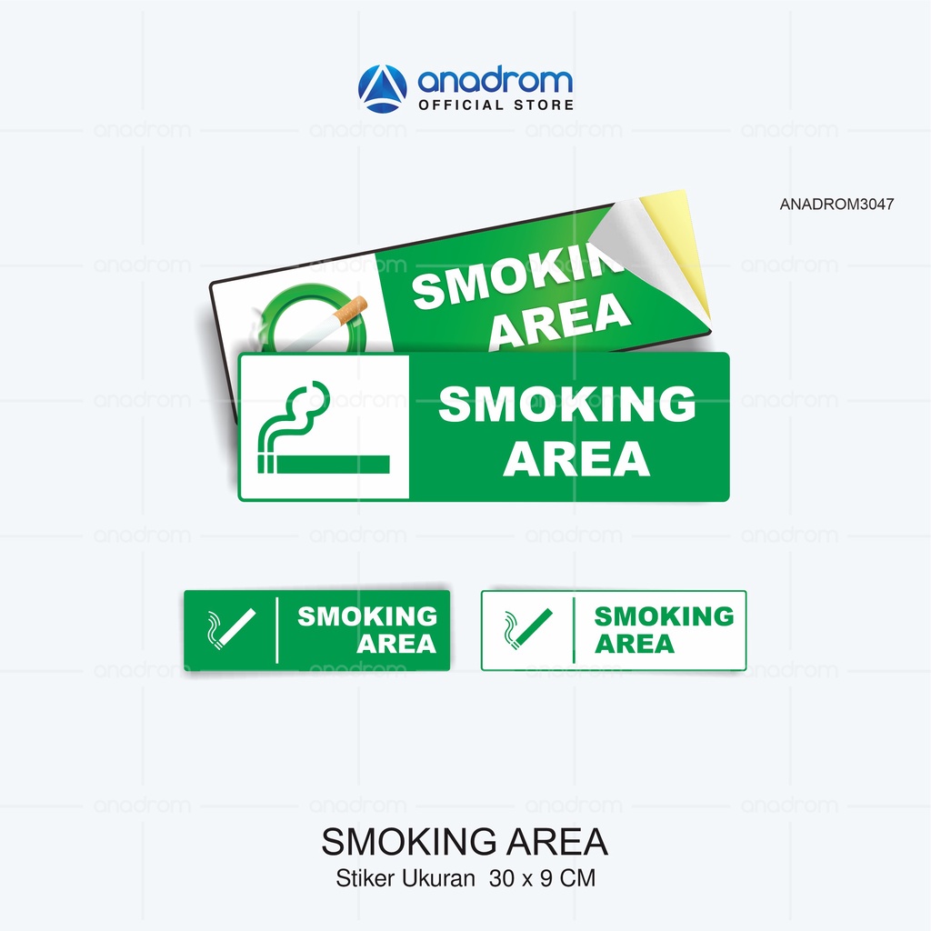 

Stiker Area Merokok | Smoking Area | Anadrom 3047