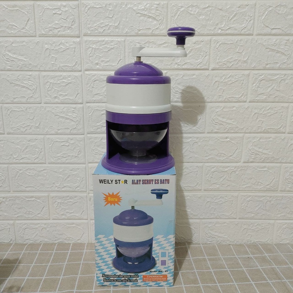 Yohoyo - Alat Es Batu Portable Mesin Putar Manual Serutan Es Batu Ice Stone Crusher