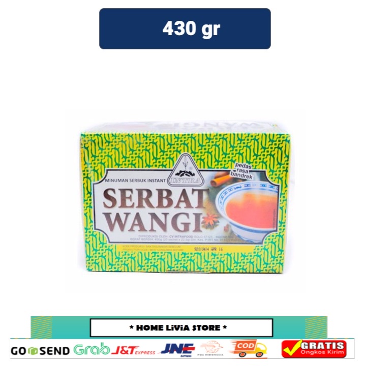 

Intra Powder Drink Serbat Wangi Box 20 x 21,5 gr