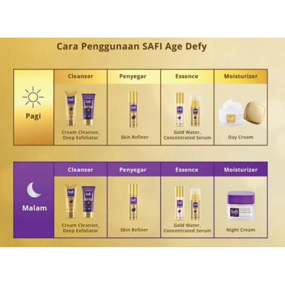 ❤ BELIA ❤ SAFI Age Defy Cream Cleanser 50gr / 100gr (ADCC)