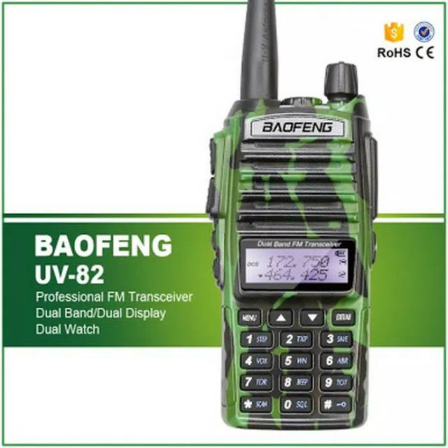 Handy Talky Baofeng UV82 Loreng HT Baofeng Uv82 Army
