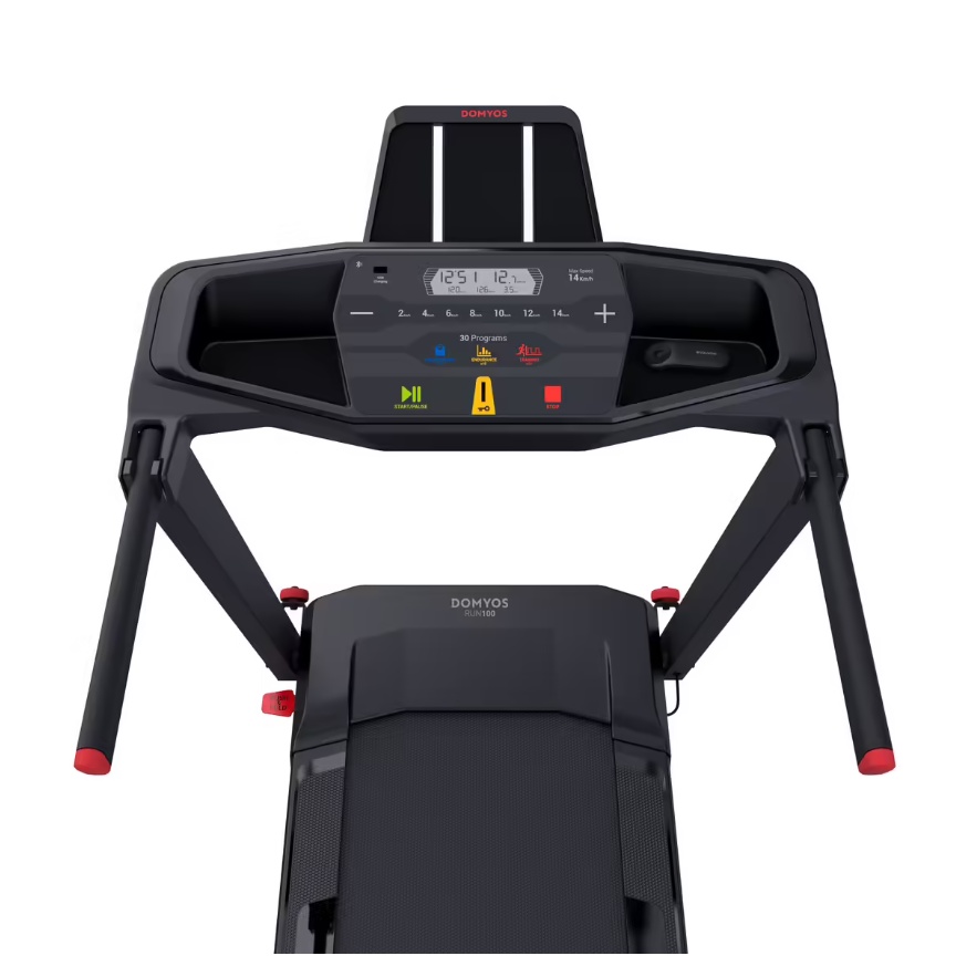 DOMYOS RUN 100E Compact Treadmill Dengan Kecepatan Maksimum 14km/jam