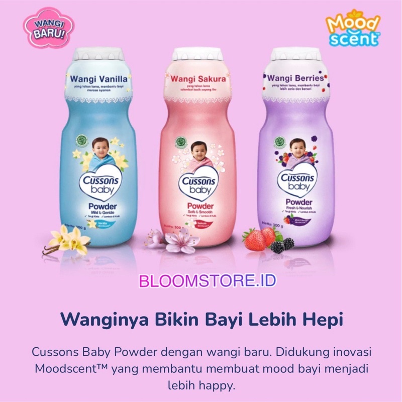 CUSSONS Baby Powder Bedak Bayi Tabur Bubuk Talc Talk 100GR 75GR 200GR 35GR 50GR 200 100 75 50 35 FREE 60GR 30GR 25GR 15GR 60 30 25 15 260 100 130 75 50 G GR GRAM Mood Scent Cusson Extra Fill 40% 50% Fresh &amp; and Nourish Soft Smooth Mild Gentle