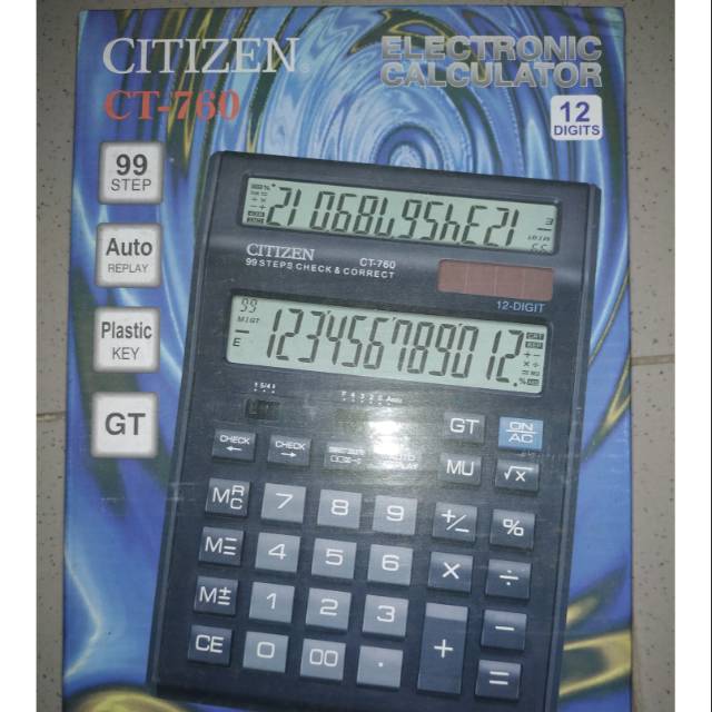 

Calculator citizen CT760 12digit