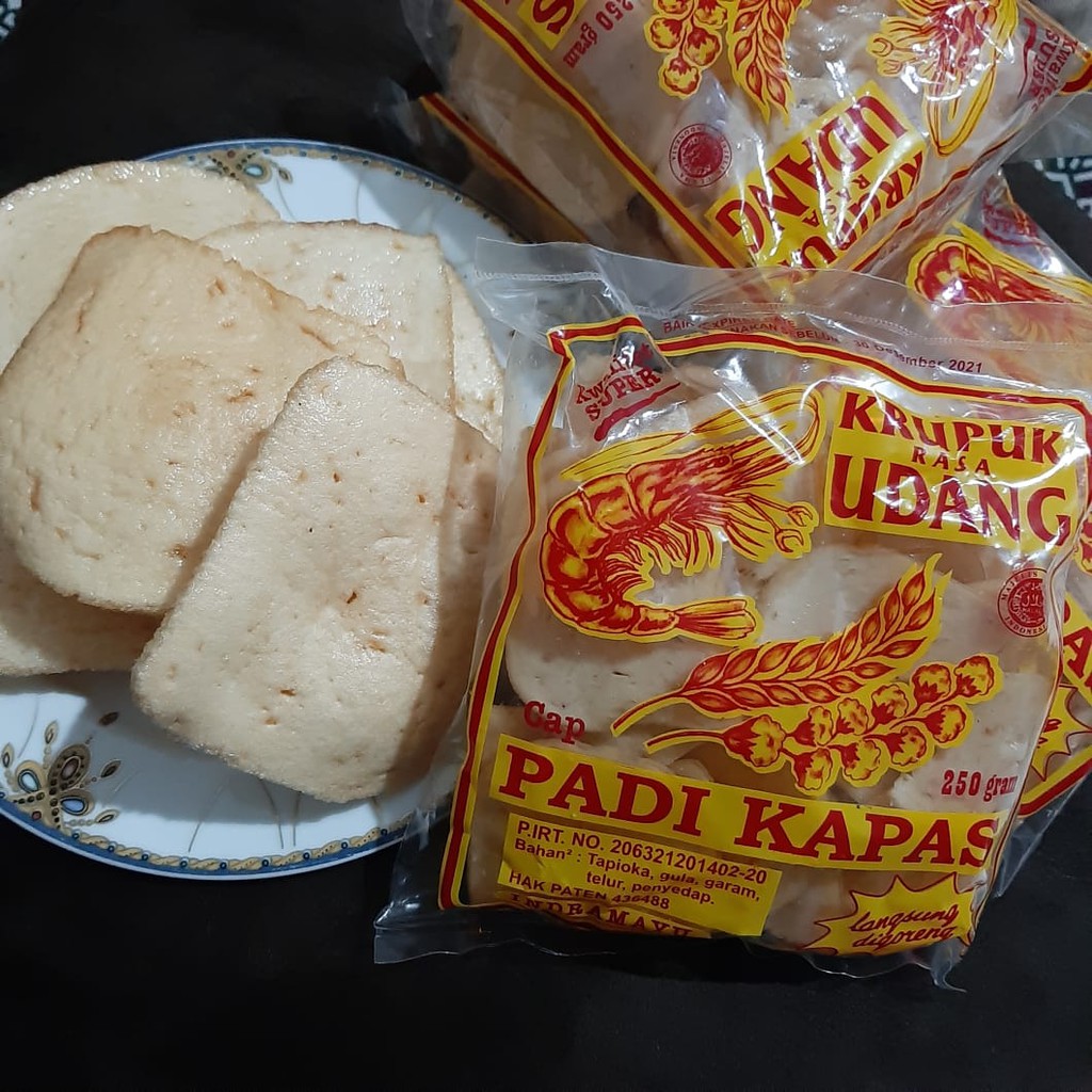 

[snack] Krupuk Udang cap Padi Kapas 250 gr