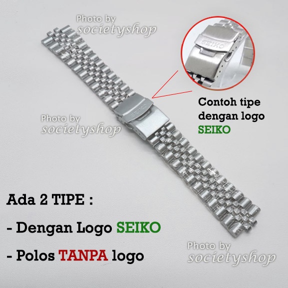 Jubilee STRAP Rantai Jam Tangan Seiko Orient Kamasu 22mm SKX 007 009 Oyster Watch Tali Stainless Steel Rante