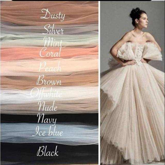 KAIN #Tulle pleats