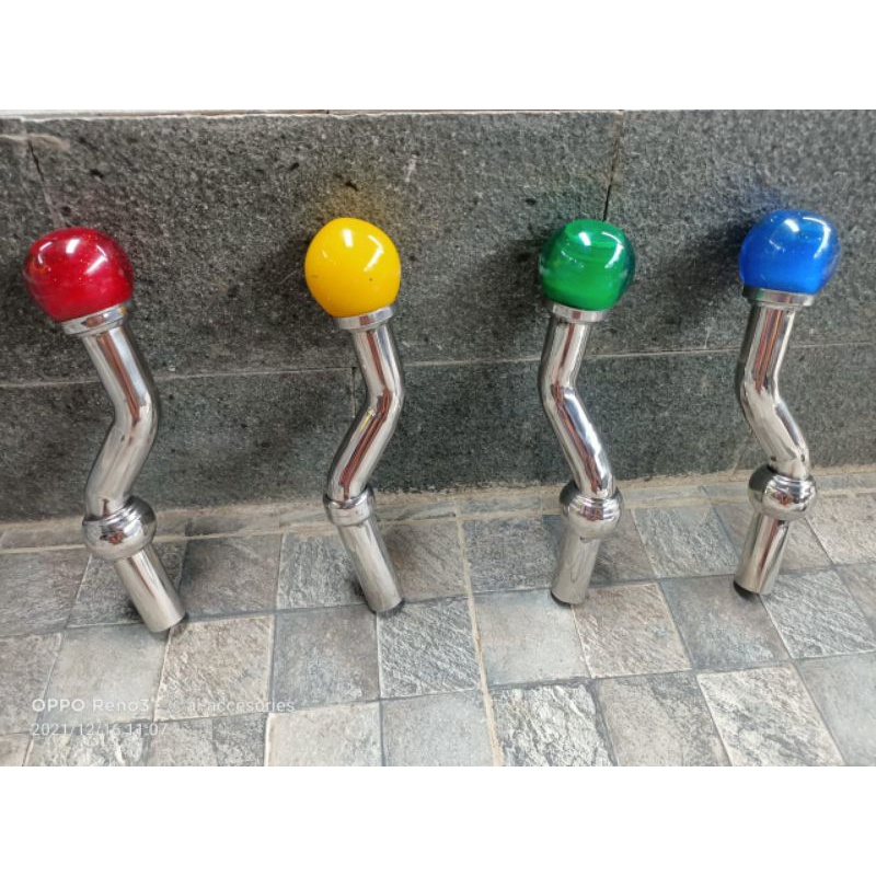 PERSENELING MOBIL SHIFT KNOB TRUCK MOTIF BENGKOK PENDEK AKRILIK shift knob 23 cm